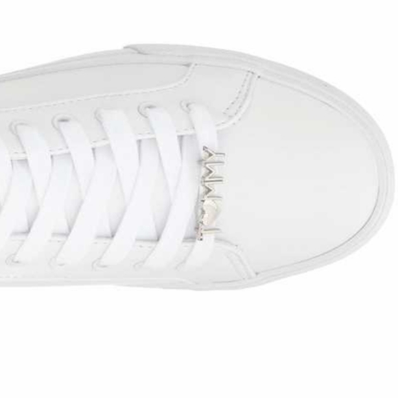 Tommy Hilfiger Shoes White  Alune Lace Up Size 8 EUC - Picture 8 of 12